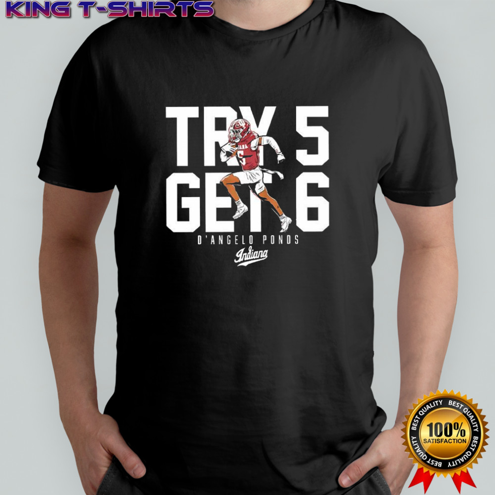 D’Angelo Ponds Indiana Hoosiers NCAA football try 5 get 6 shirt
