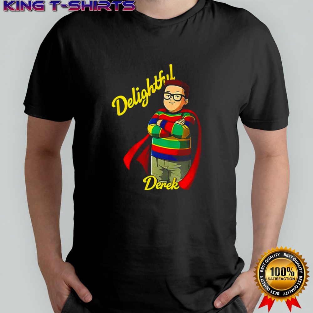 Delightful Derek cartoon shirt