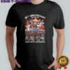 Denver Broncos 66th anniversary thank you for the memories skyline player signature shirt