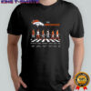 Denver Broncos NFL player cross the road signature shirt