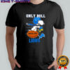 Detroit Lions x Snoopy Only Roll With The Lions shirt