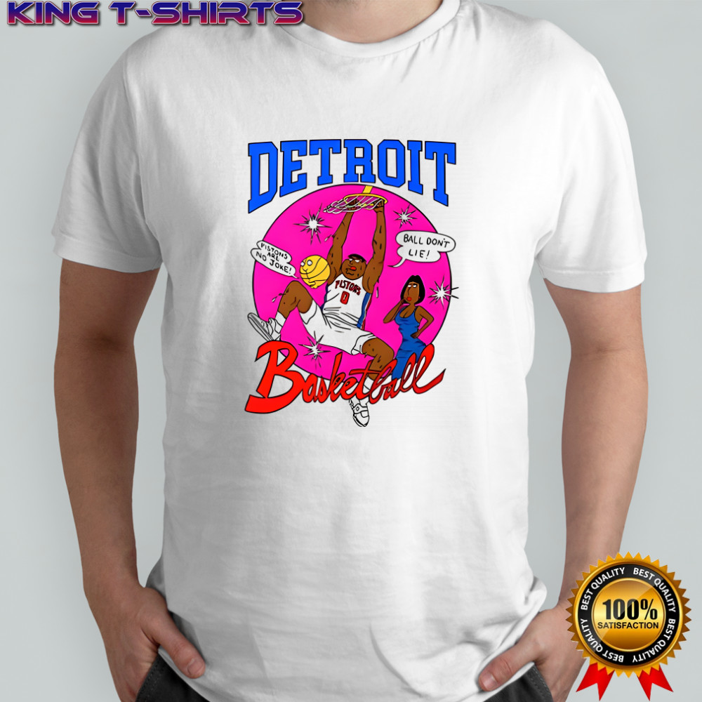 Detroit Pistons Basketball cartoon shirt