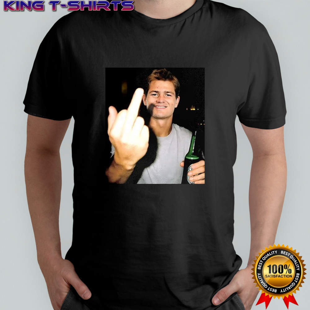 Drake Maye Patriots middle finger party meme shirt