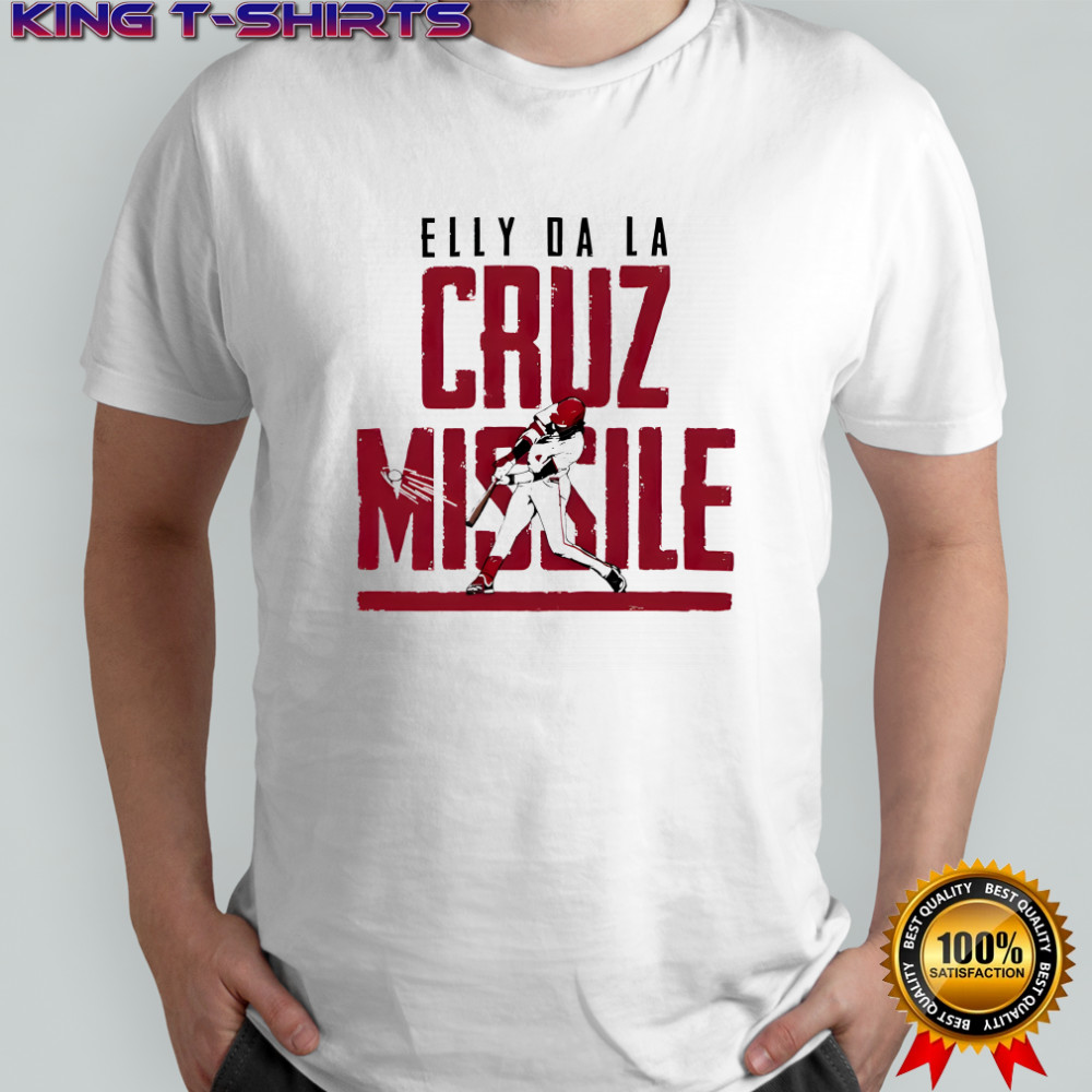Elly De La Cruz in Cincinnati Reds Missile off The Bat MLB shirt