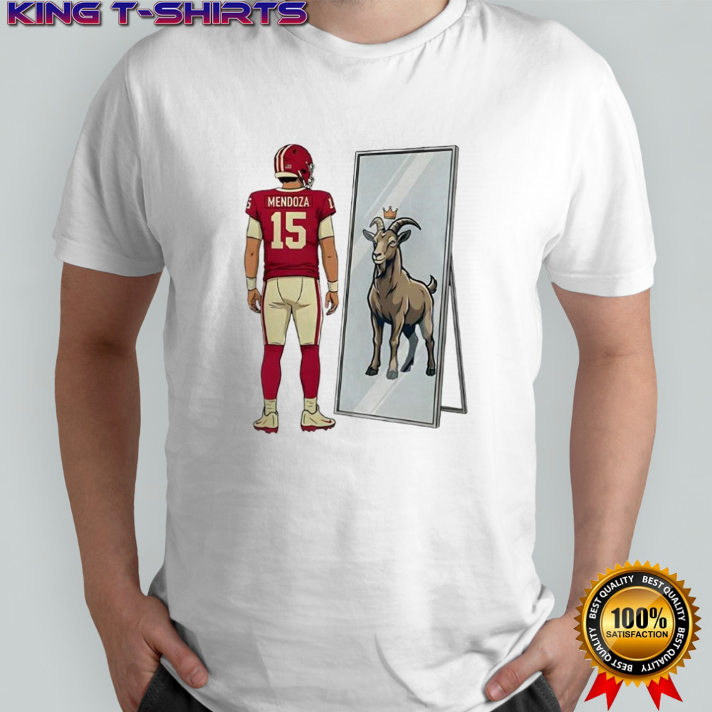 Fernando Mendoza Indiana Hoosiers NCAA Goat Number 15 player shirt