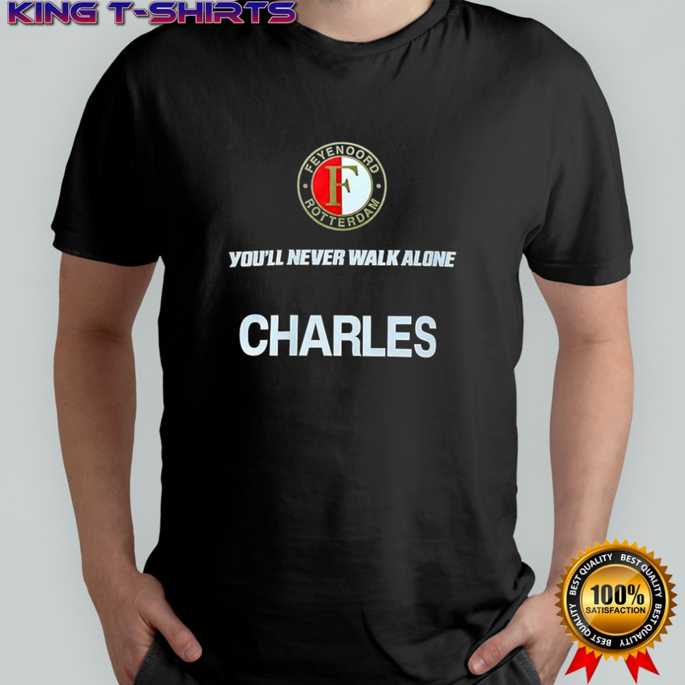 Feyenoord Rotterdam you’ll never walk alone Charles shirt