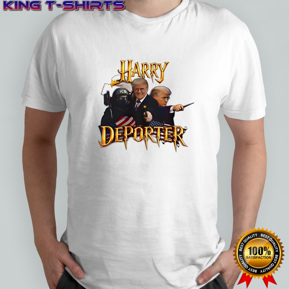 Harry deported Trump parody anti ICE caricature shirt