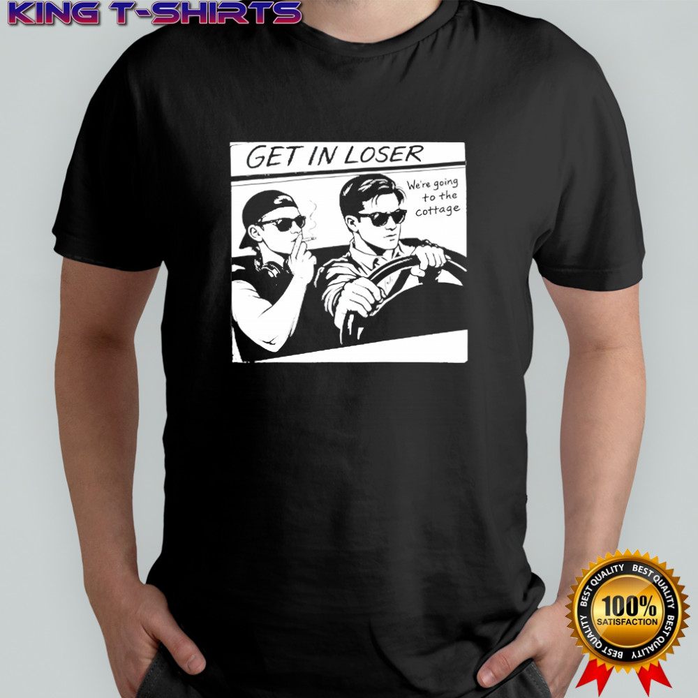Heated Rivalry Get in loser we’re going to the cottage comic shirt