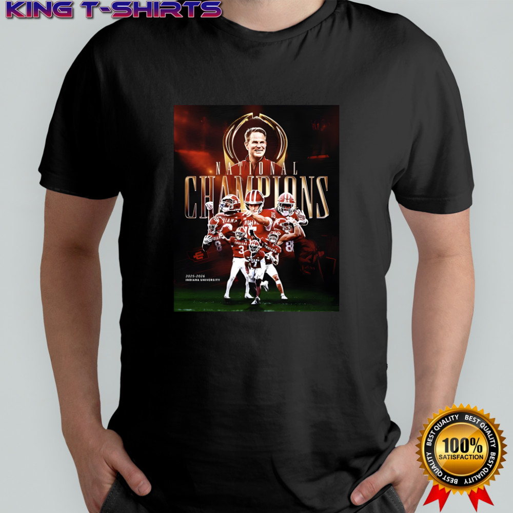History for the Indiana Hoosiers National Champions 2025-2026 shirt