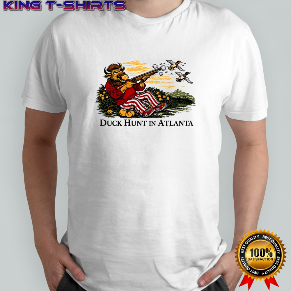 Hoosiers Indiana NCAA football Duck Hunt in Atlanta mascot shirt