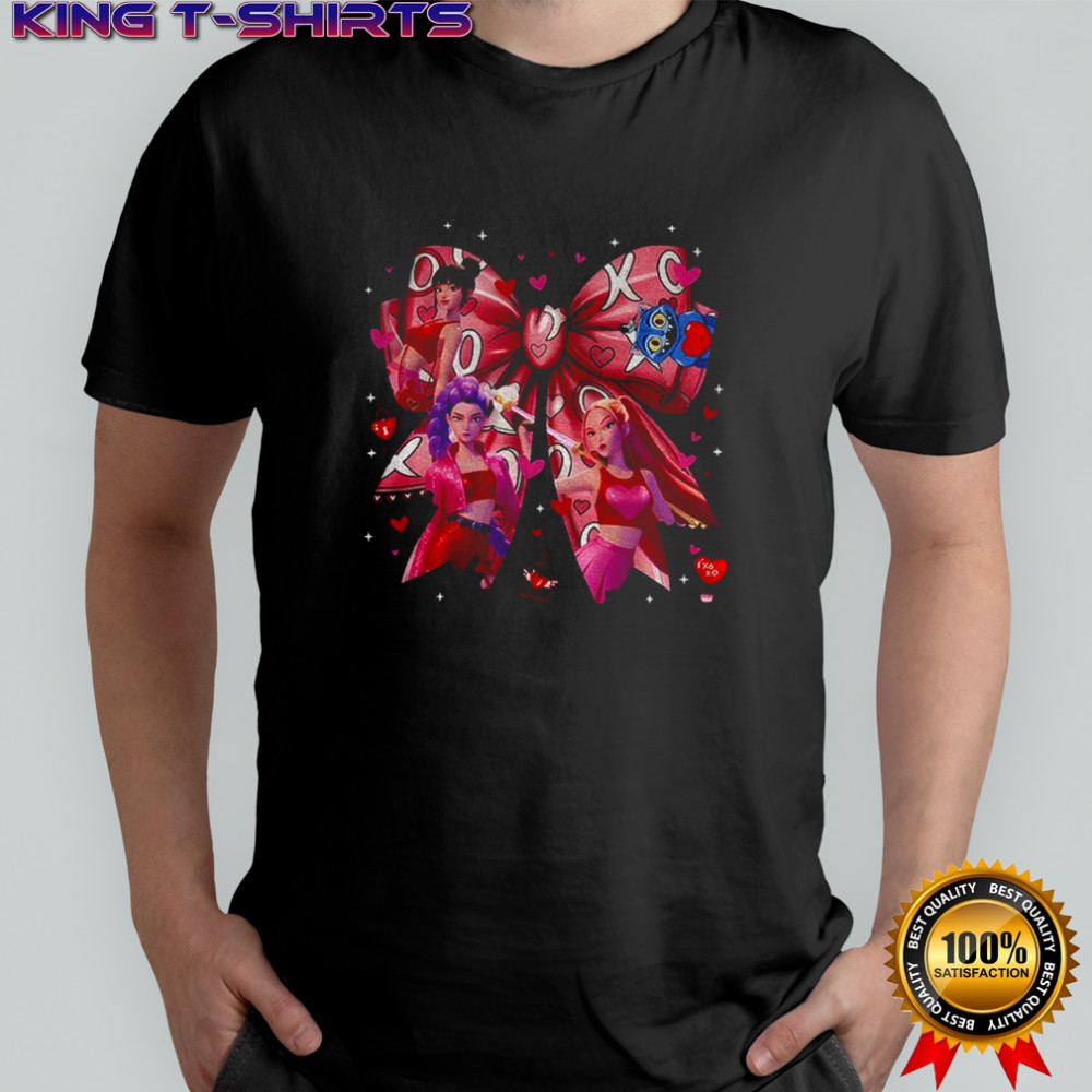 Huntrix Coquette Valentine Kpop Demon Hunters shirt