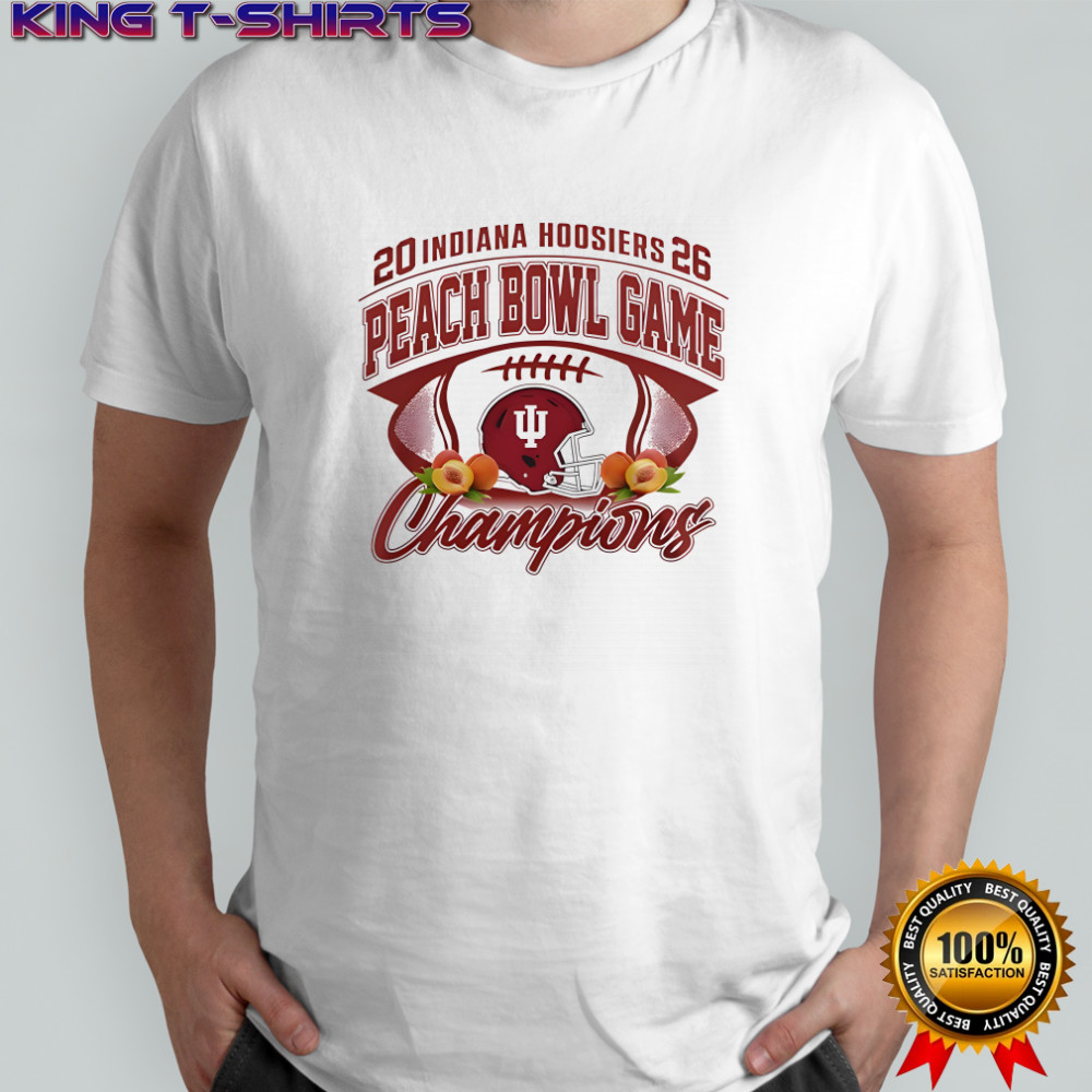 Indiana Hoosiers 2026 Peach Bowl Game Champions shirt