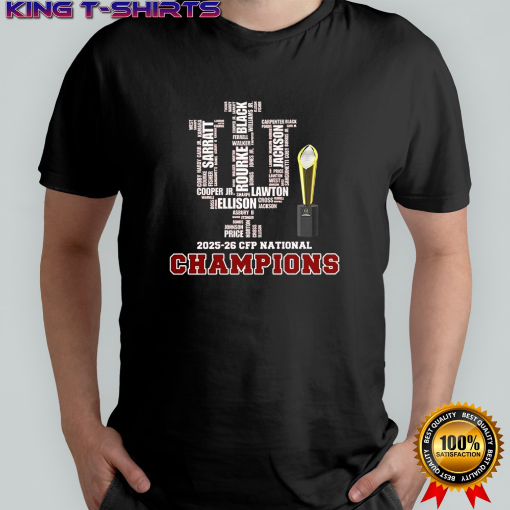 Indiana Hoosiers City Skylines 2025-2026 CFP National Champions shirt