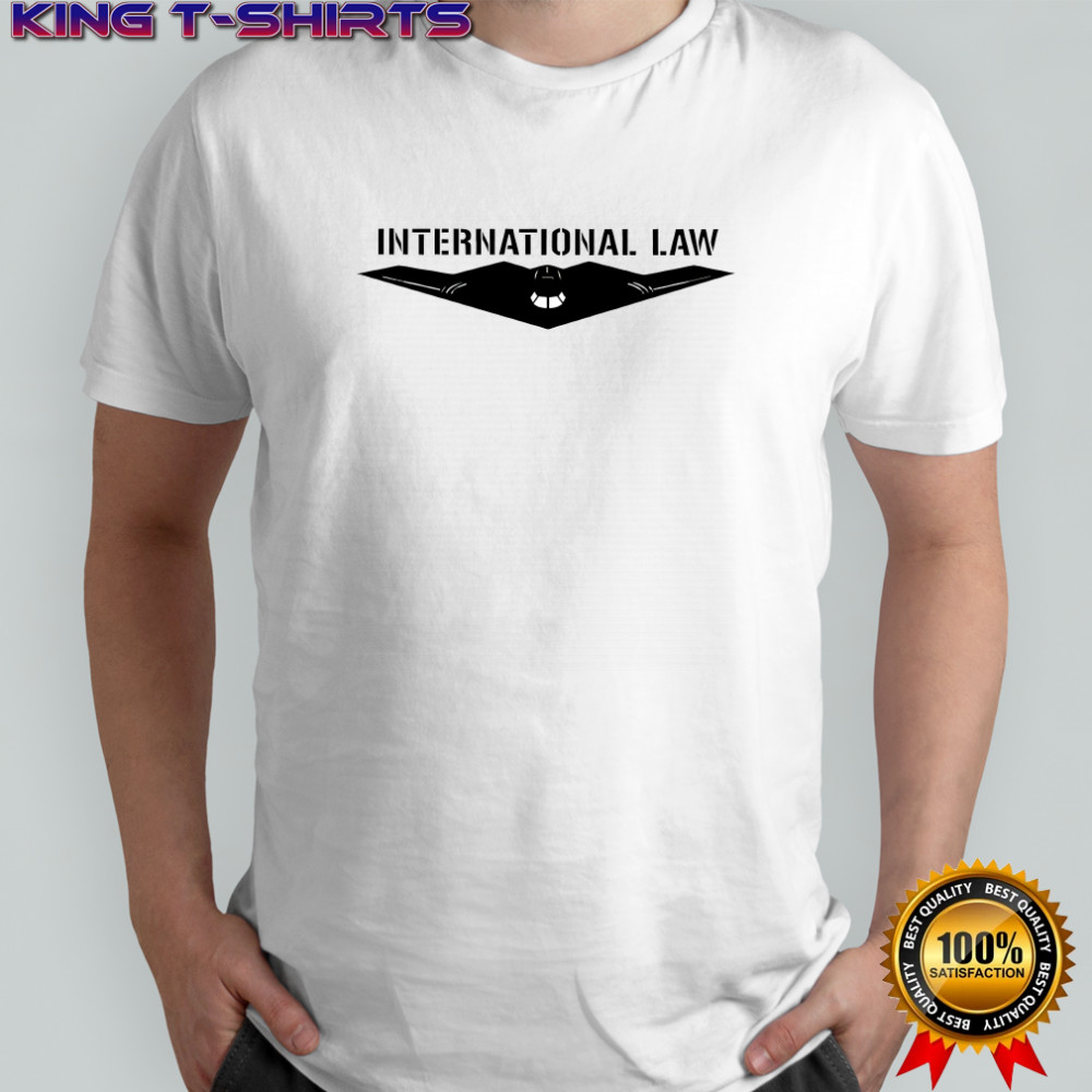 International Law Northrop Grumman B-2 graphic shirt