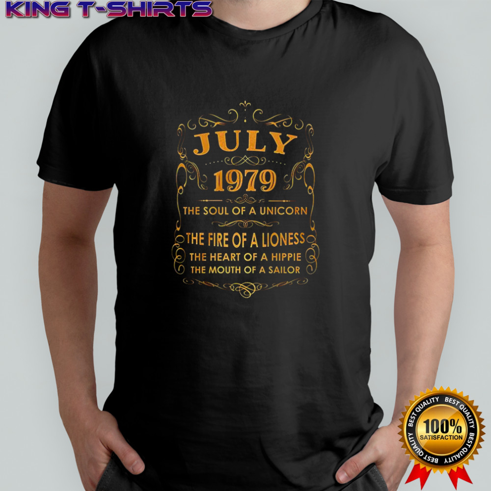 July 1979 the soul of a unicorn shirt