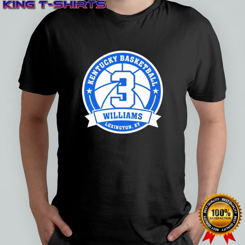 Kam Williams 3 Kentucky Basketball shirt