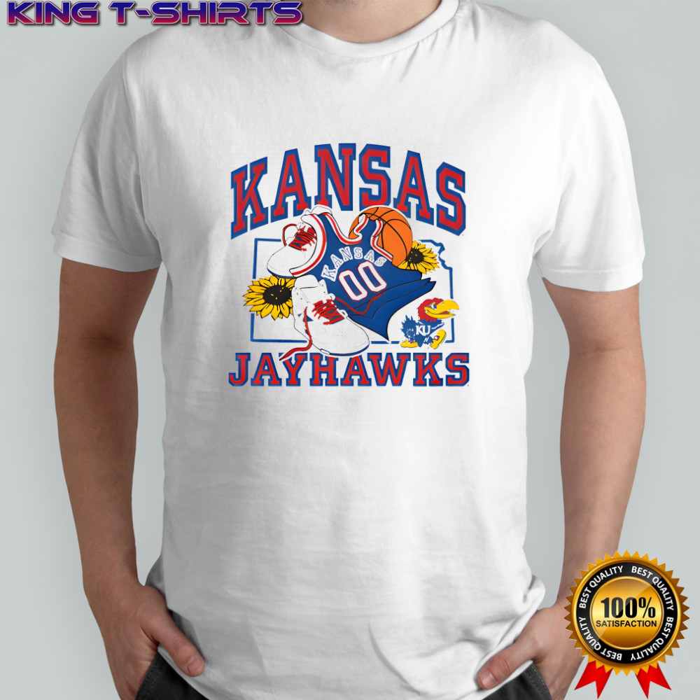 Kansas Jayhawks Sunflower Ringer Shirt