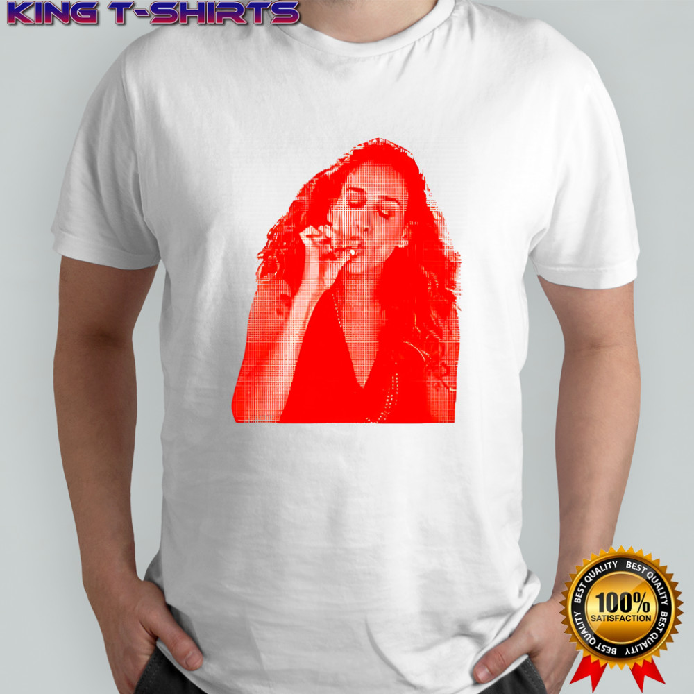 Lit Carrie smoking shirt