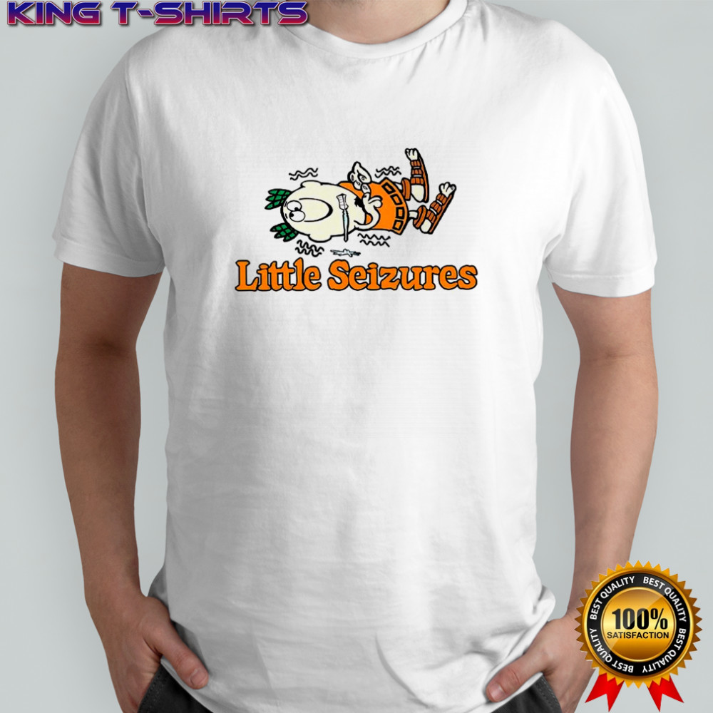 Little seizures cartoon logo shirt