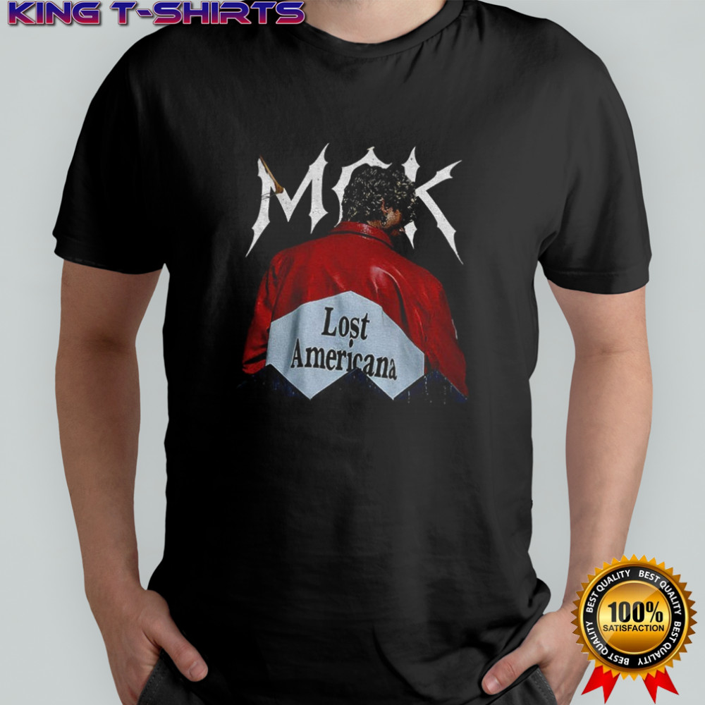 Lost Americana MGK Machine Gun Kelly Wiz Khalifa Concert shirt