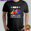 Made in Kentucky a Long Long Time Ago State mashup logo teams shirt