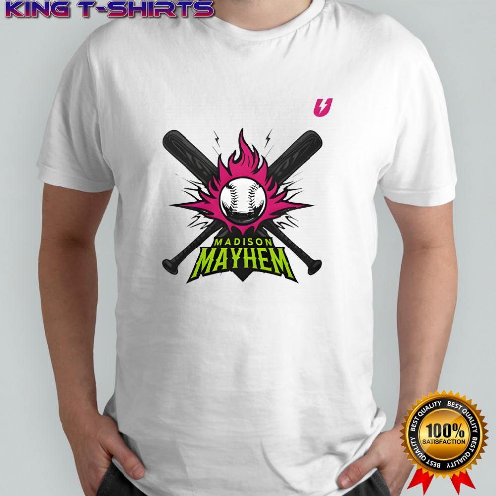 Madison Mayhem logo classic hustle gear shirt