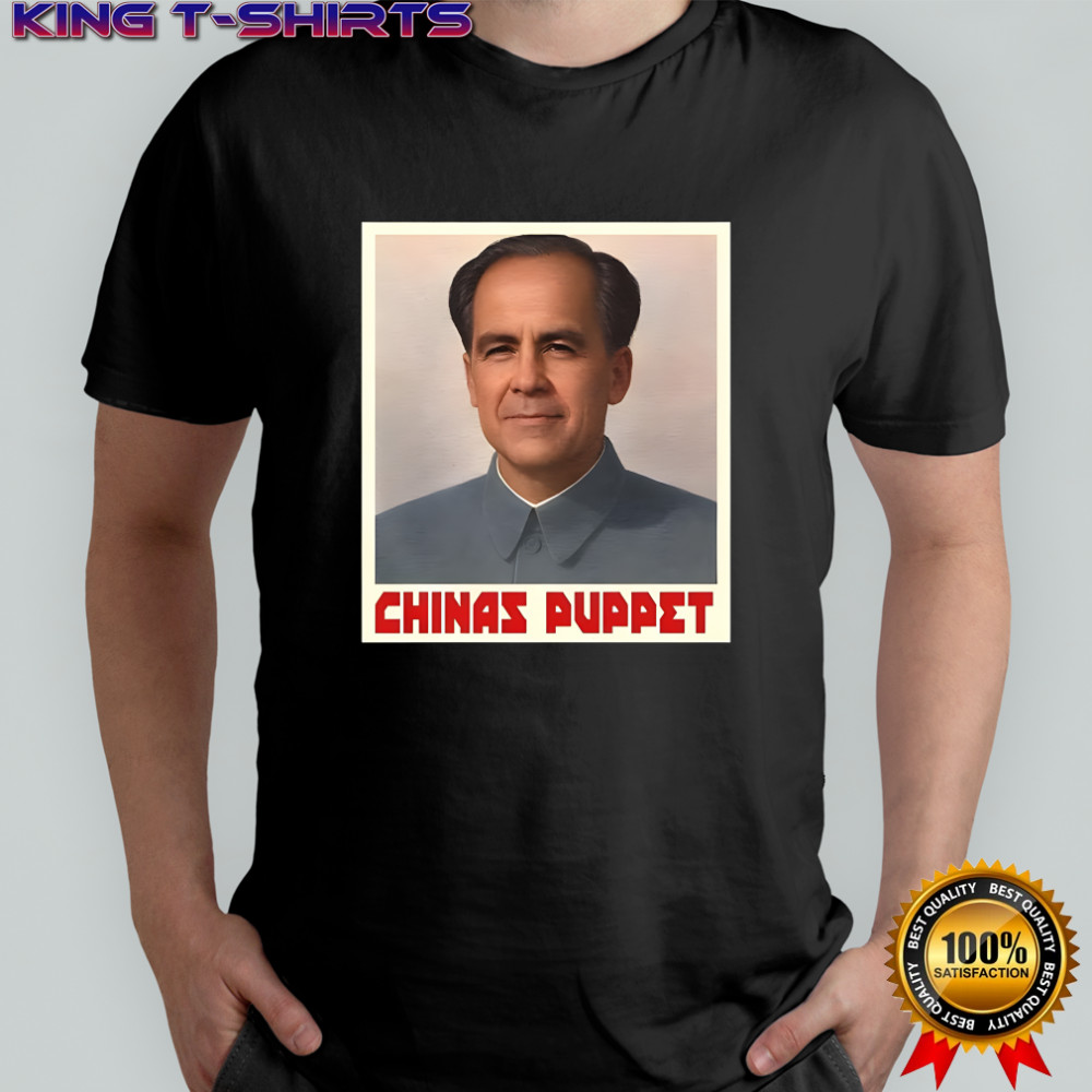 Mark Carney China’s puppet caricature shirt