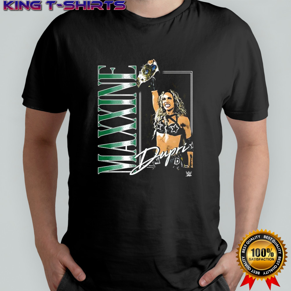 Maxxine Dupri Intercontinental Champion celebration shirt