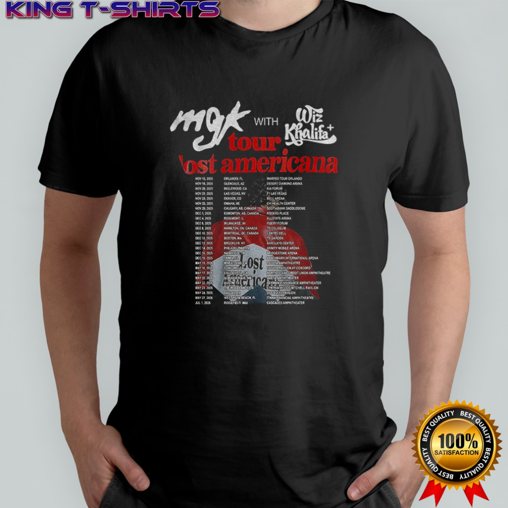 MCK with Wiz Khalifa Concert tour Lost Americana shirt