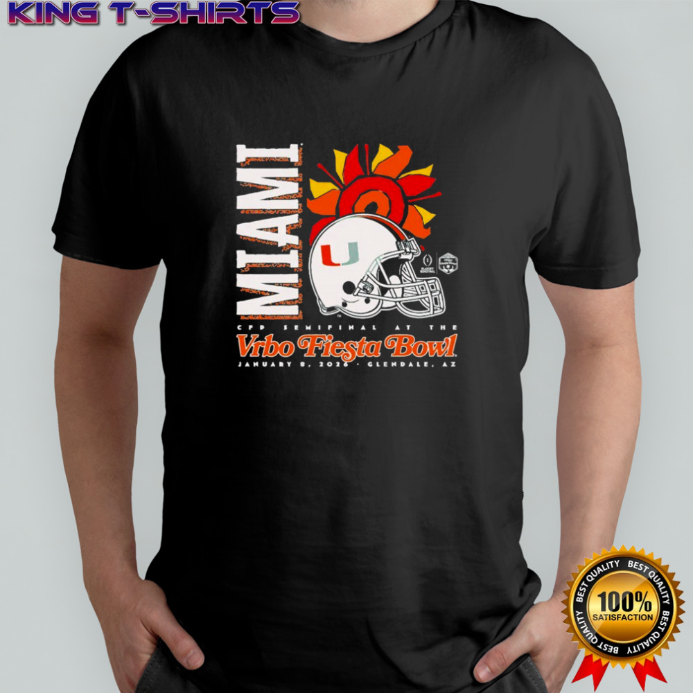 Miami 2026 CFD Seamifinal At The Fiesta Bowl Vrbo Fiesta Bowl Shirt