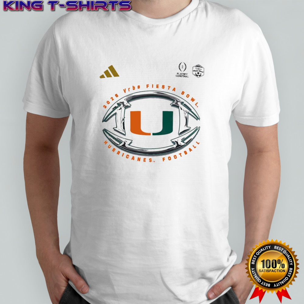Miami Hurricanes College Football Playoff Semifinal 2026 Vrbo Fiesta Bowl shirt