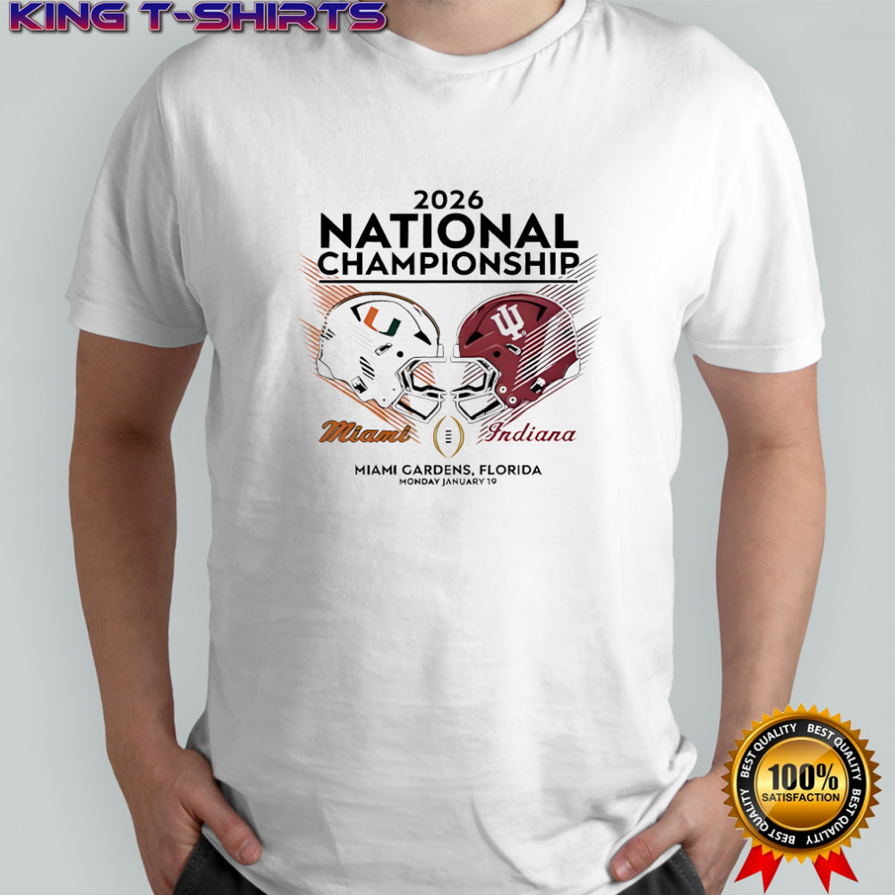 Miami Vs Indiana CFP National Championship 2026 shirt