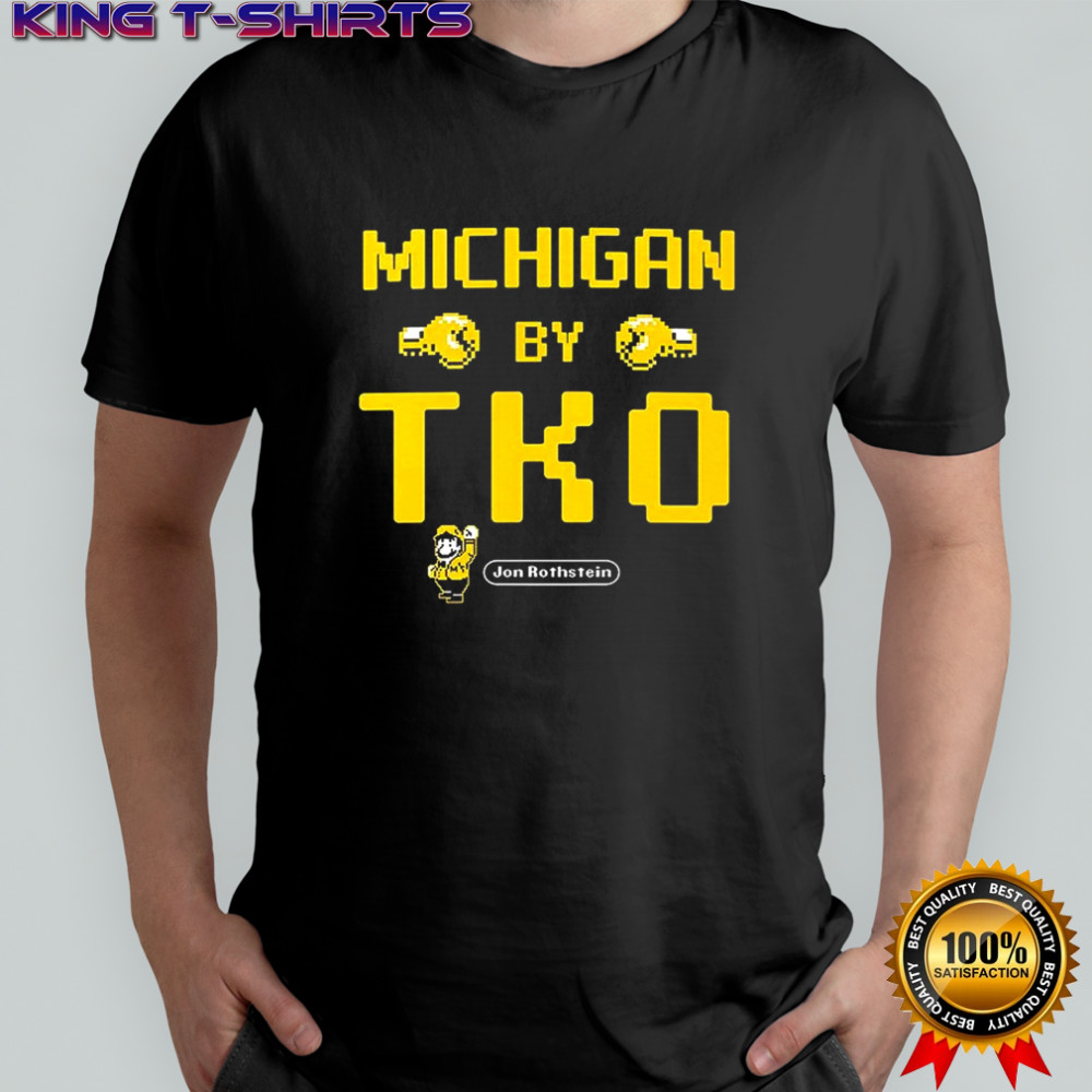 Michigan by TKO Jon Rothstein classic video game shirt