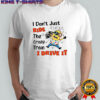 Minion I don’t just ride the crazy train I drive it shirt