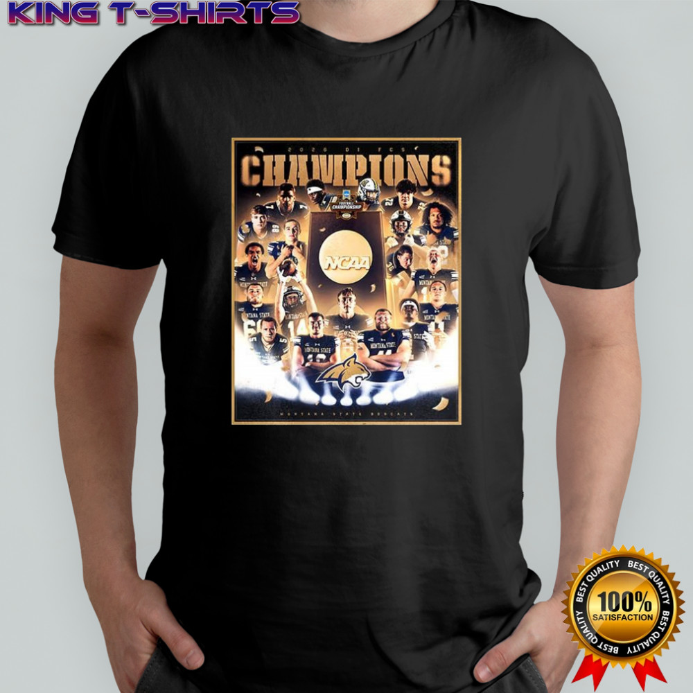 Montana State Bobcats 2025 FCS National Champions shirt