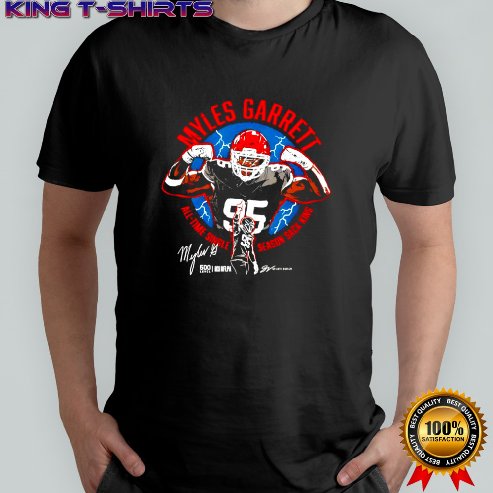 Myles Garrett Cleveland All-Time Sack King shirt