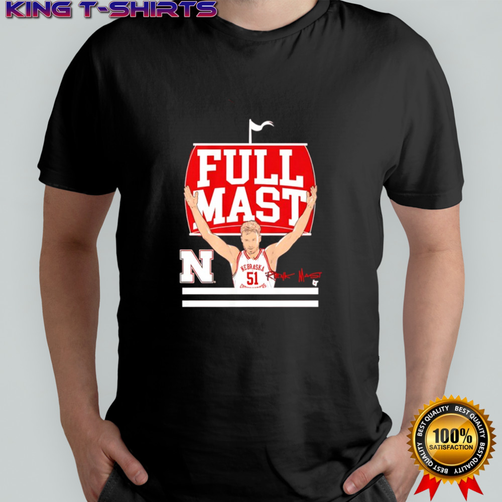 Nebraska Cornhuskers Basketball Rienk Mast Full Mast shirt