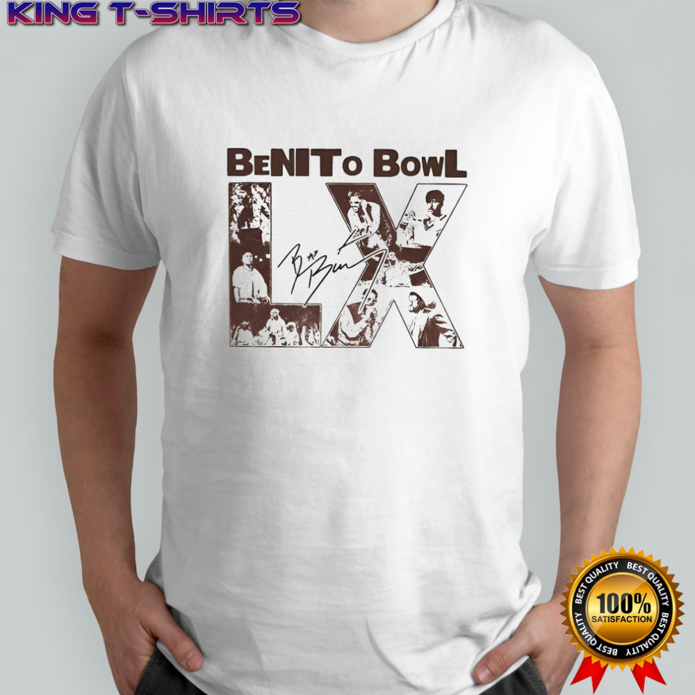 Official Benito Bowl Bad Bunny 2026 signature shirt