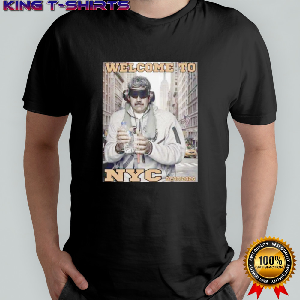Official Dictator Nicolas Maduro Graphic Venezuela Libre 2026, Welcome to NYC shirt