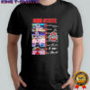 Ohio State Buckeyes football players signature graphic shirt