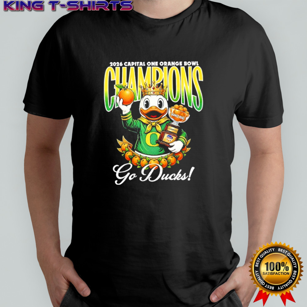 Oregon Ducks Football 2026 Orange Bowl Champions shirt