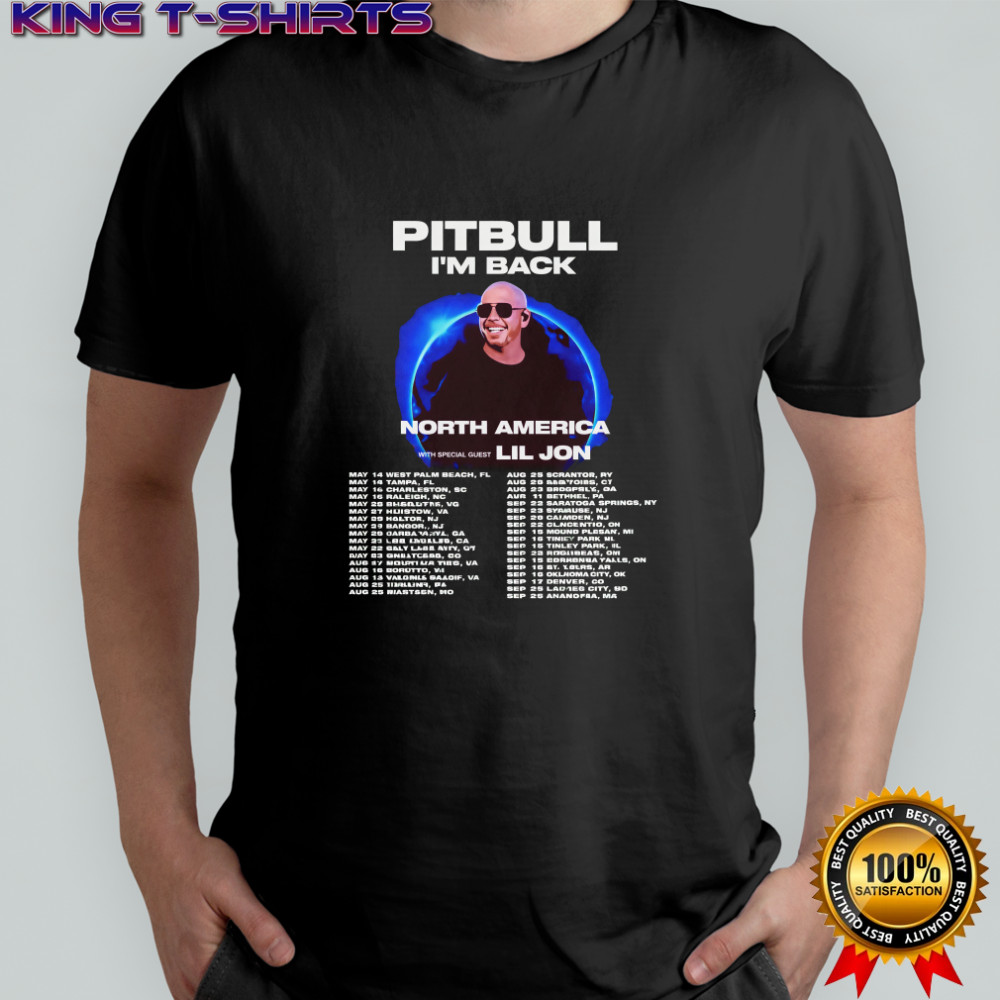 Pitbull I m Back North America Tour 2026 Shirt