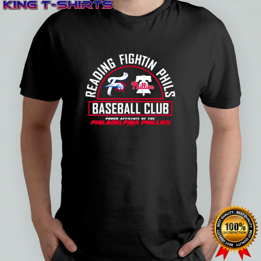 Reading Fightin Philaladelphia Phillies baseball club shirt