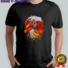 Retro Bear with Cheese Grater Hat and Sunglasses Sunset Chicago Bears shirt