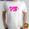 Rob Anderson wearing pump it up shirt