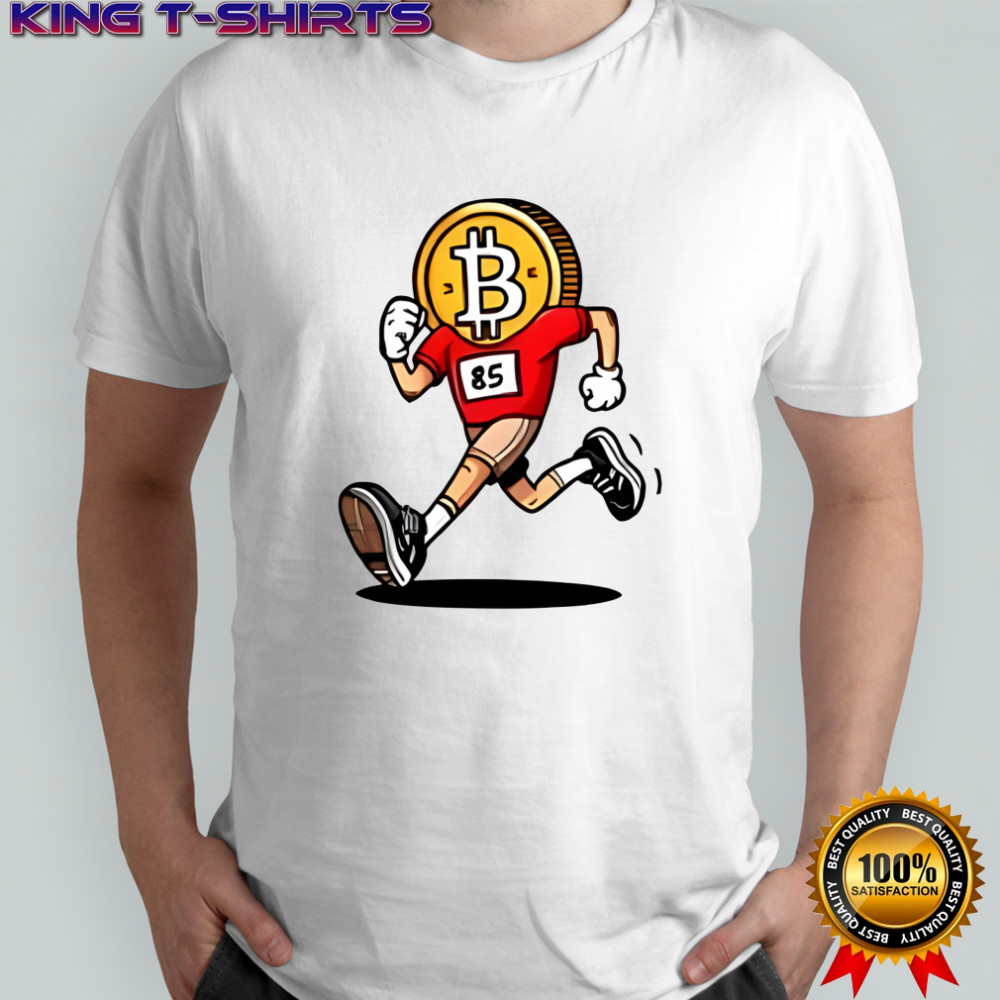 Running bitcoin shirt