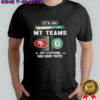 San Francisco 49ers and Oakland Athletics it’s ok if you don’t like my teams not everyone shirt