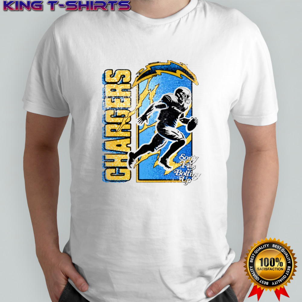Seen x Los Angeles Chargers White Bolt Runner Shirt