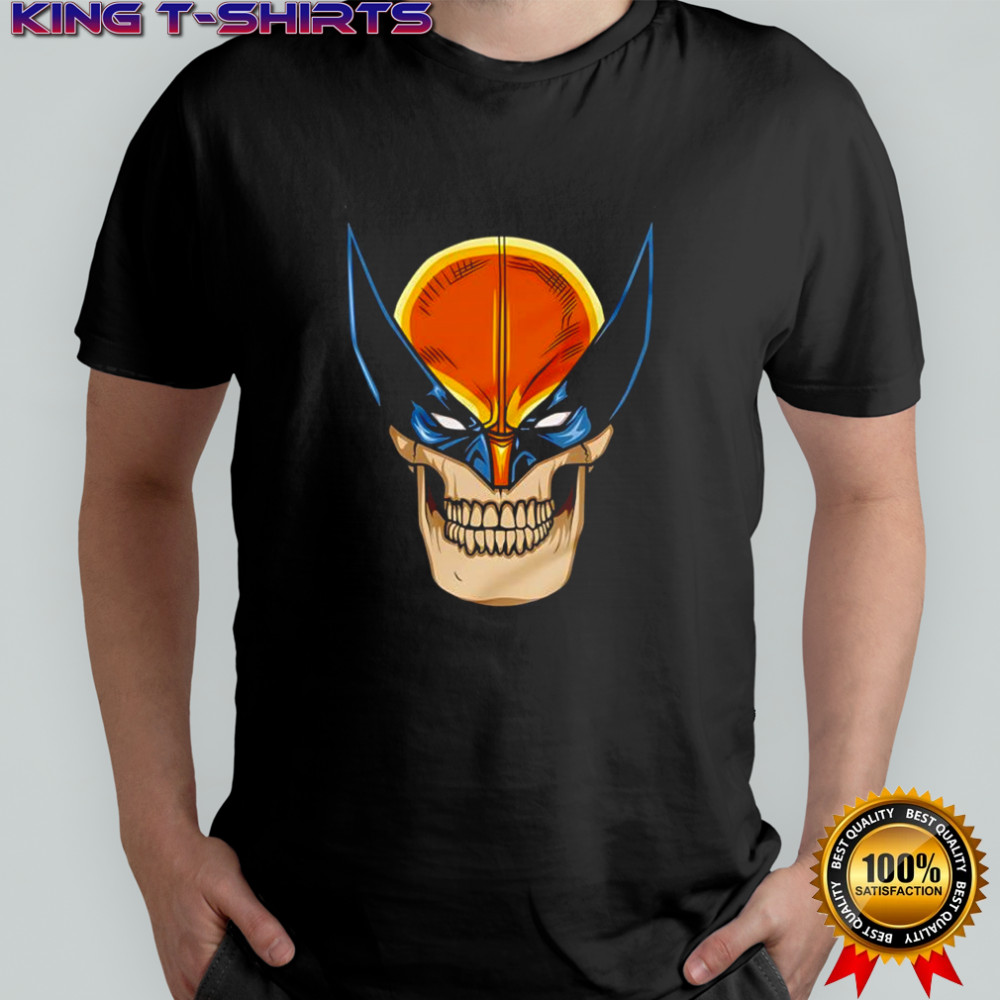 Skullverine Wolverine skull graphic shirt