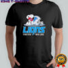 Snoopy hug logo Detroit Lions forever win lose Shirt